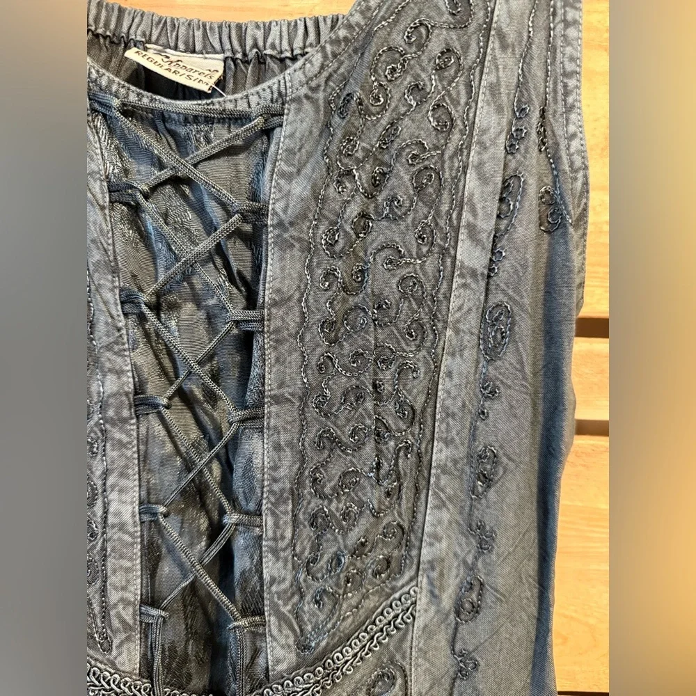 Double Dyed Renaissance Dress - Picture 12 of 14